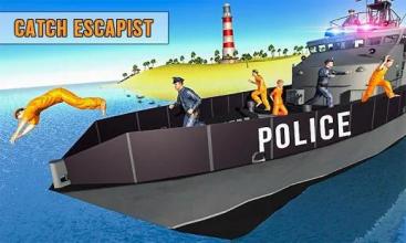 Police Boat Prison Transport 3D: Cruise Ship Game截图4