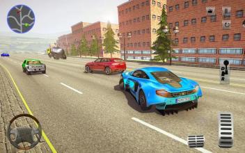 Modern Car Traffic Drive: Highway Dodge Racer截图5