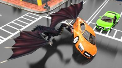 Flying Dragon Fire Ball- Crime City shooting Games截图3