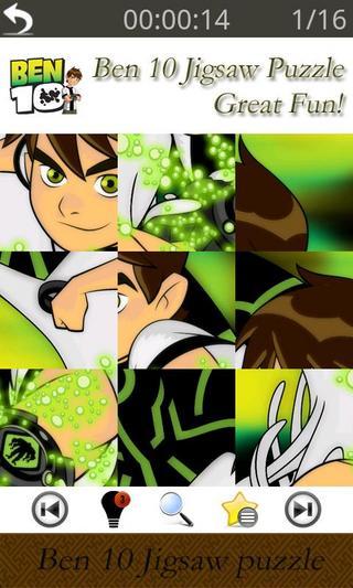 Ben 10 Jigsaw Puzzle截图4