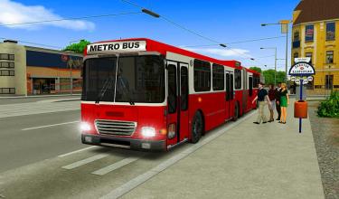 Real City Metro Bus 3D Simulation Game截图3