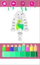 Girl Princess Coloring Book Game截图4