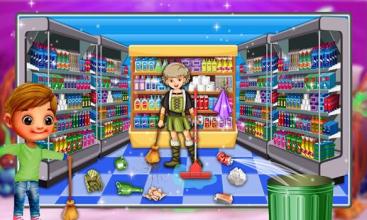 Supermarket Cleaning Games For Girls 2018截图2