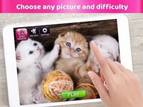 Kittens Jigsaw Puzzles - Free Puzzle Games截图2