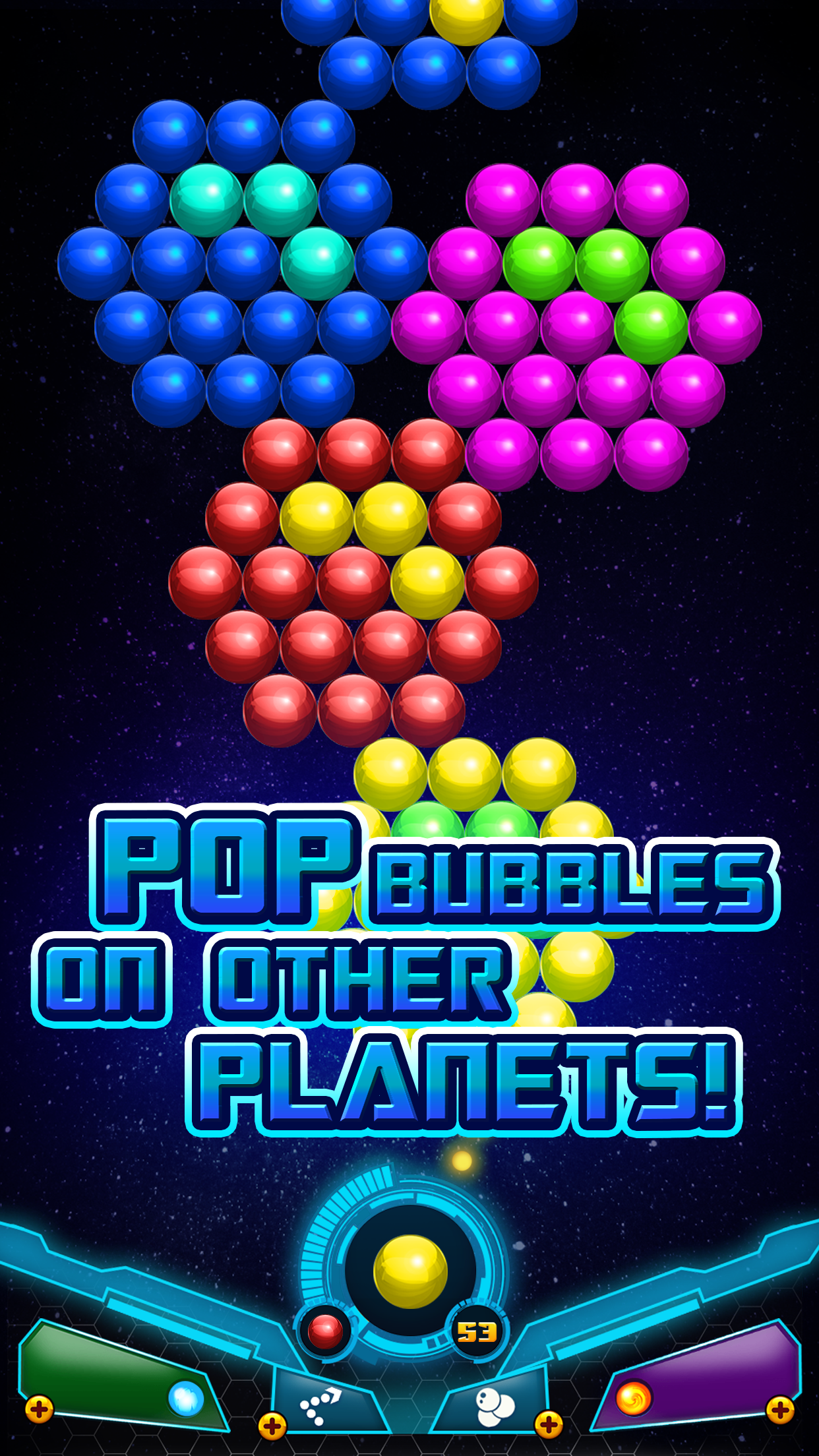 Bubble Shooter Space Pro截图3