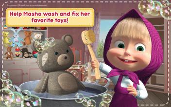 Masha and the Bear: House Cleaning Games for Girls截图4