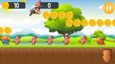 Shin Chan Adventure Fighting Jungle Monsters Game截图1