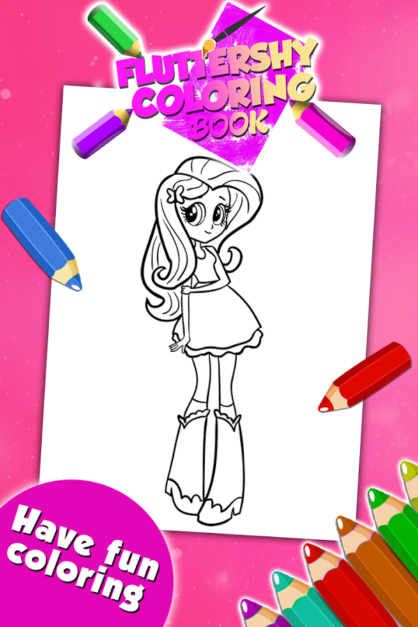 Fluttershy Coloring Game截图1