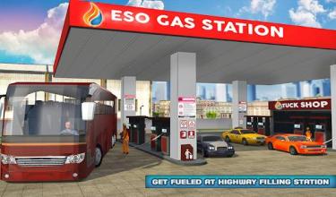 Smart Bus Wash Service: Gas Station Parking Games截图2