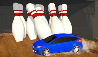 Realistic Car 3D Bowling Master & Car Driver Stunt截图1