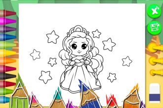 Princess Cartoons Coloring - Education, Learning截图2