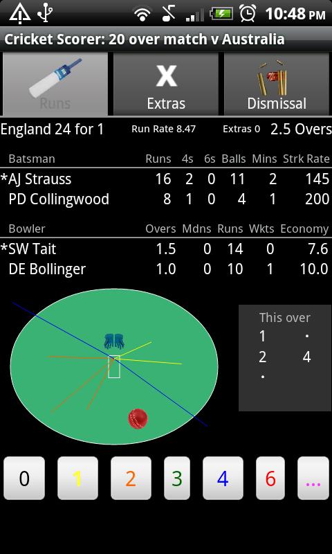 Android Cricket Scorer截图1