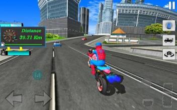 Bike Super Hero Stunt Driver Simulator截图3