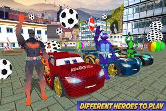 Superheroes Car Highway Stunts Challenges截图4