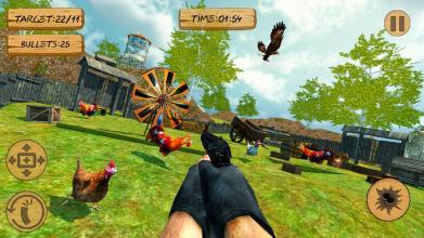 Chicken Shooting Game of Bird Hunting Bottle Shoot截图4