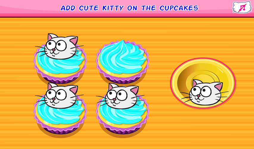 Kitty Cupcakes Cooking Games截图3