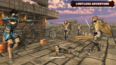 NinjaGirl : Ninja Survival Ultimate War 3D Free *截图1