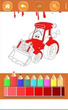 Tractors Coloring Book For Kids截图1