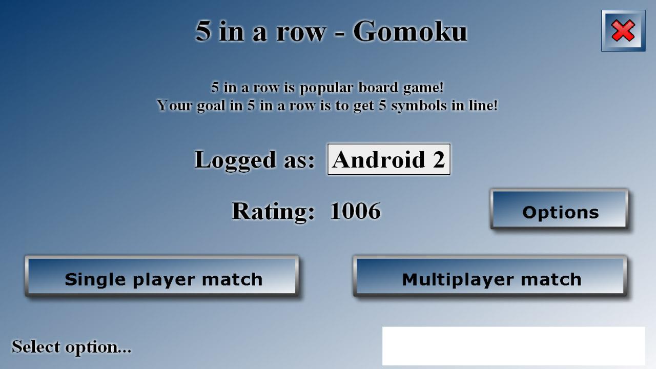 Gomoku - Five in a row - x & o截图3