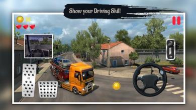 3D Cargo Truck Off Road Driving Hill Simulation截图1