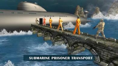 US Army Prisoner Transport Submarine Driving Games截图4