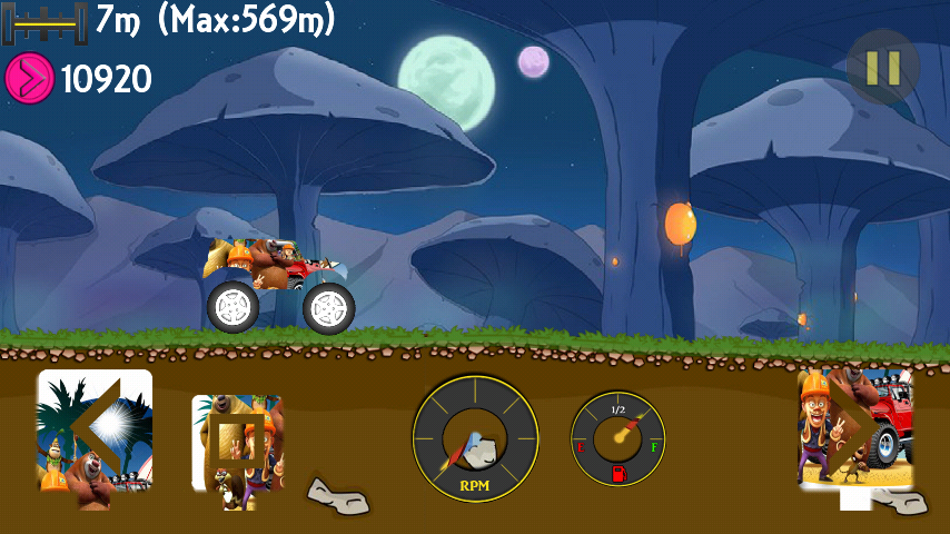 bablu car games dablu free 2D games speed for kids截图1