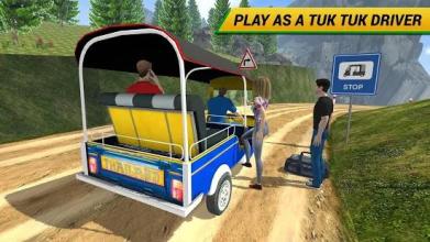 Offroad Tuk Tuk Driving Simulator Free截图5