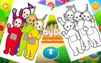 teletubbies coloring截图2