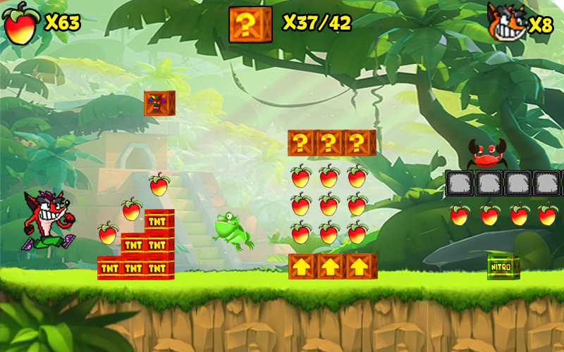 Angry Fox Adventure Jungle截图3