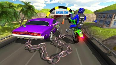 Chained Bikes VS Chained Cars: Free Racing Games截图2