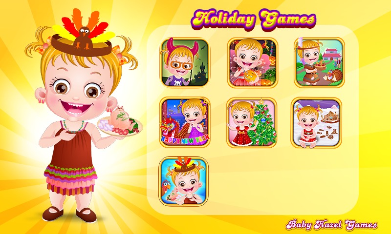 Baby Hazel Holiday Games截图1