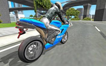 Police Bike Driver 3D : Simulator Game截图2