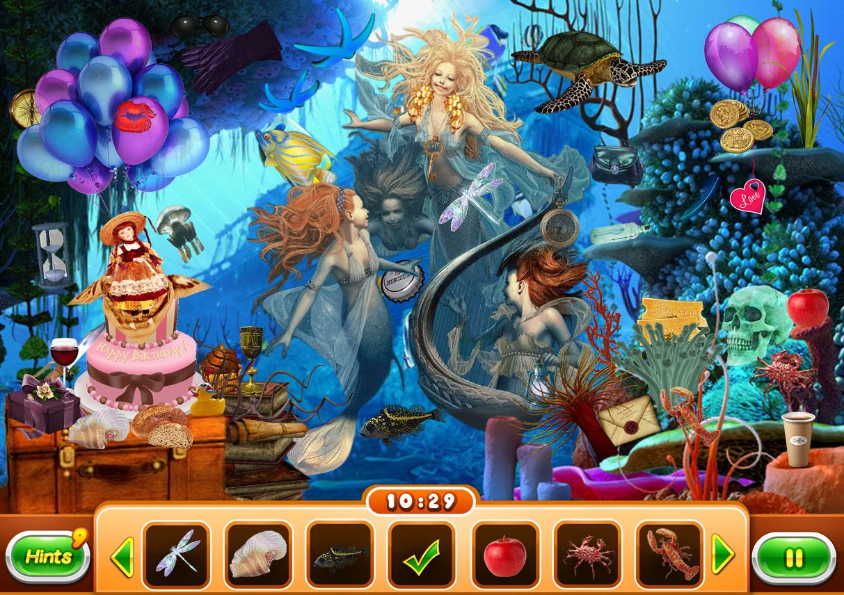 Hidden Object - Mermaid Saga截图2