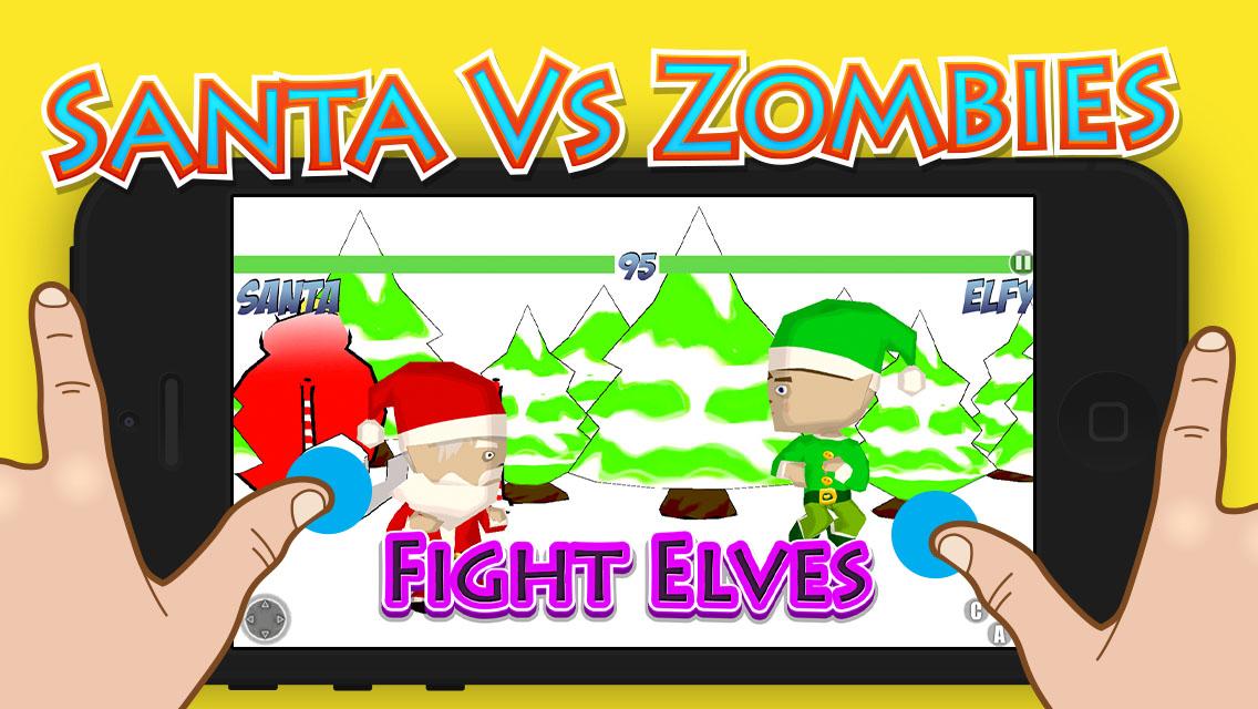 Santa vs Zombies Fight War 3D截图2