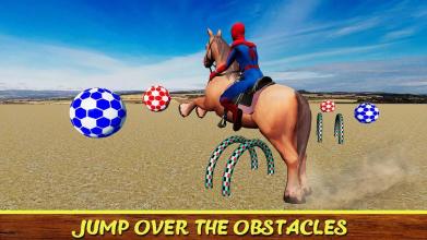 Impossible SuperHeroes Horse Stunts 3D截图3