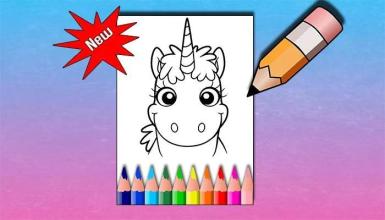 Unicorn Coloring Easy截图1