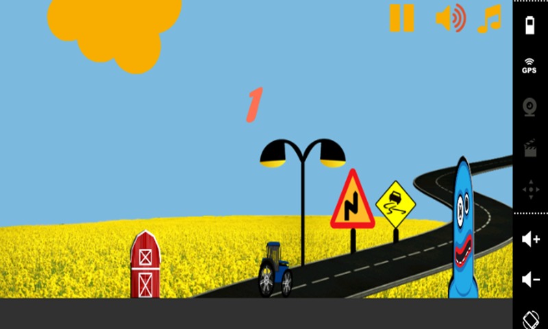 Hop Tractors Run Game截图1