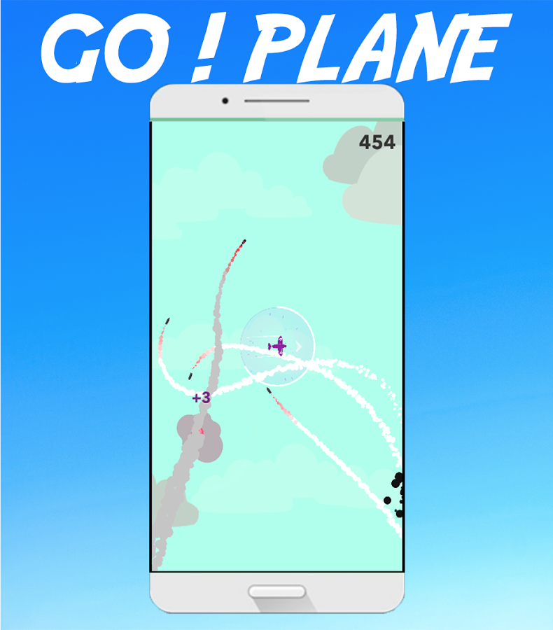 Go Air Plane Flights Sky : Missiles attack &escape截图4