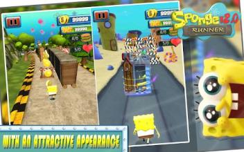 Sponge Subway Jungle Runner截图2