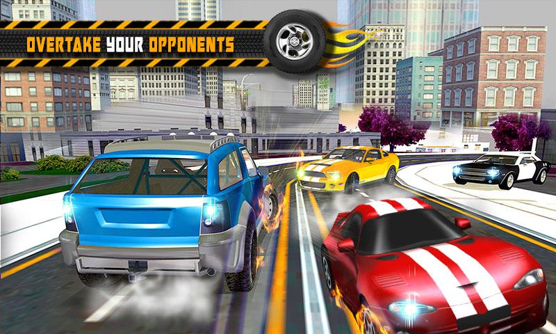 Endless Highway Traffic Super Fast Car Racing 3D截图2