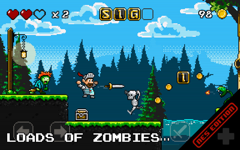 Sigi (NES Retro Platformer)截图1