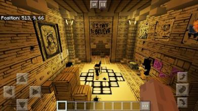 Bendy 3 Horror Survival Adventure MCPE 2018截图3