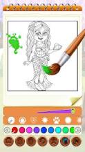 Fairytale Princess Coloring Games截图1