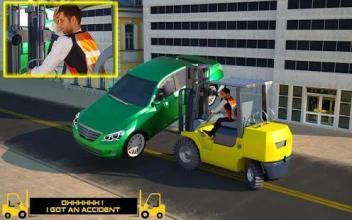 Forklift Games: Rear Wheels Forklift Driving截图1