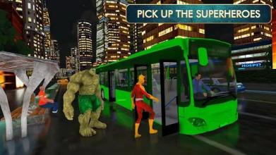 Superhero City Bus Driver : Intercity MegaBus截图4