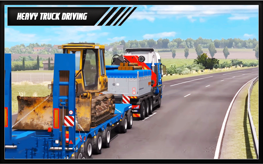 Rough Truck: Euro Cargo Delivery Transport Game 3D截图3