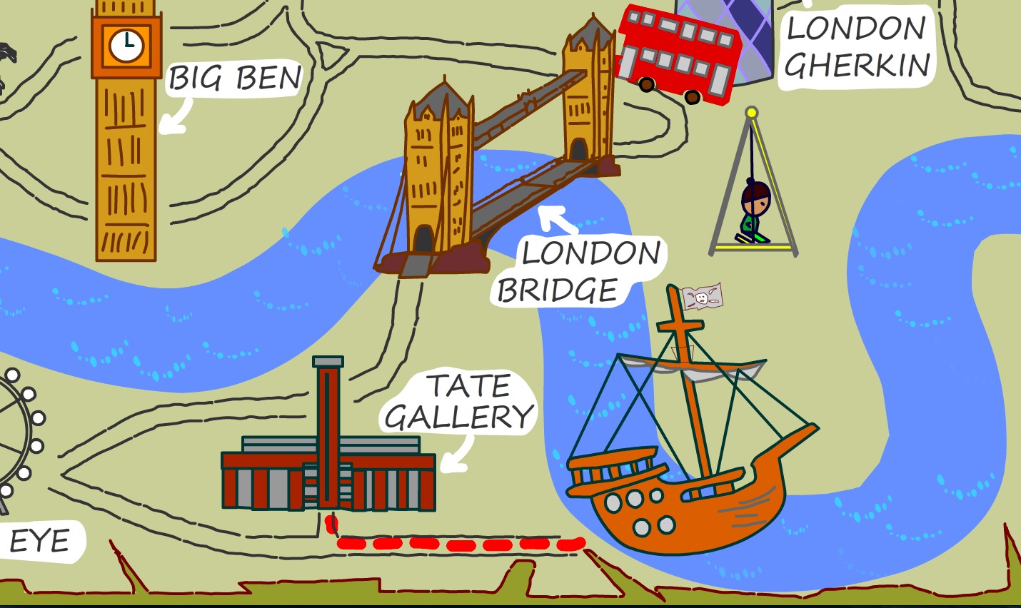 London Treasure Hunt Map Free截图2