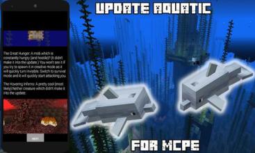 Addon Update Aquatic for MCPE截图2