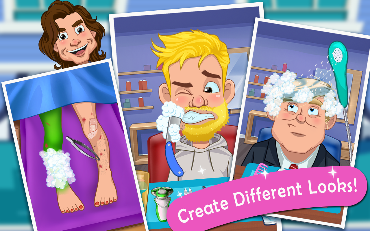 Celebrity Shave - Salon Games截图3