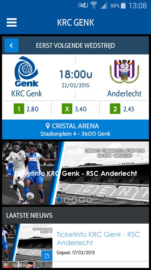 KRC Genk Official App截图1